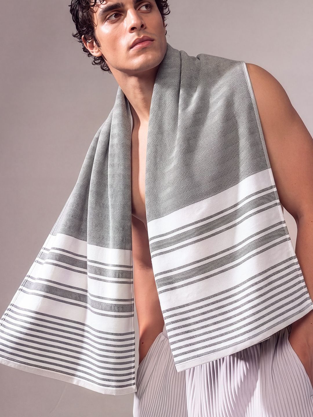 Buy DaMENSCH Lightweight Highly Absorbent Bamboo Turkish Bath Towel -  - Home for Unisex