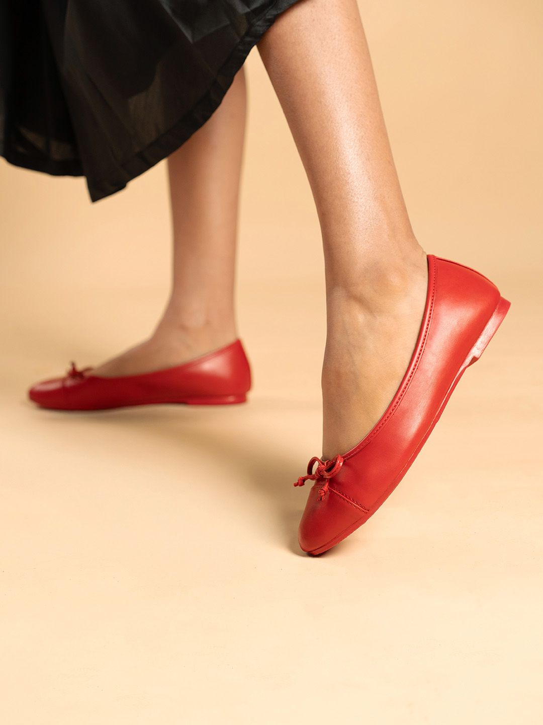 Theater Women Red Swans Mary Jane Ballerinas