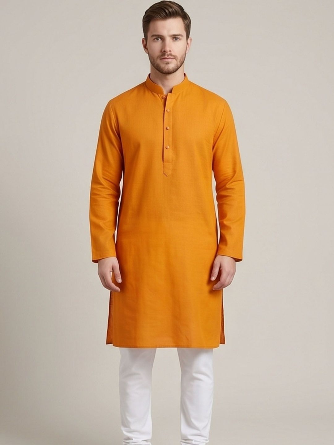 PANTOM Men Regular Pure Cotton Kurta with Pyjamas