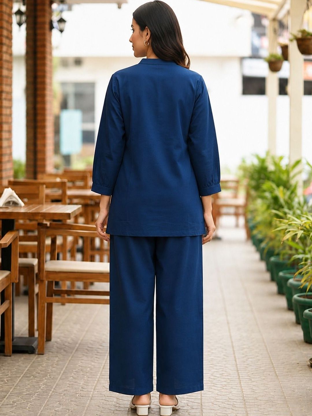 Embroidered Tunic with Palazzos 2
