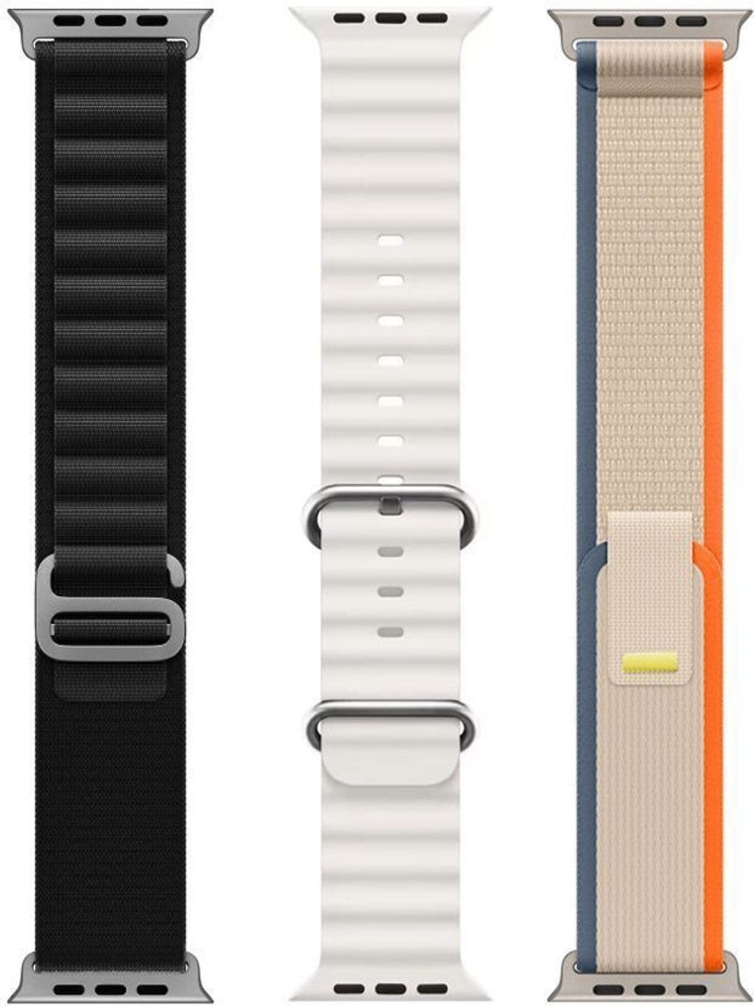 BLACK LOVIES Pack Of 3 Silicon Lightweight Watch Strap