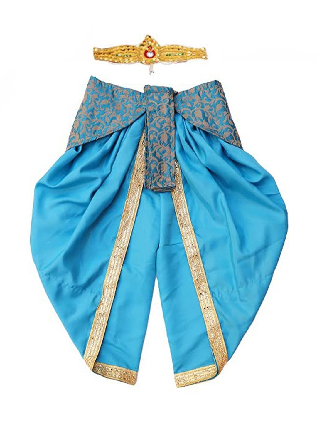 Kids Krishna Costume Dress With Accessories 7
