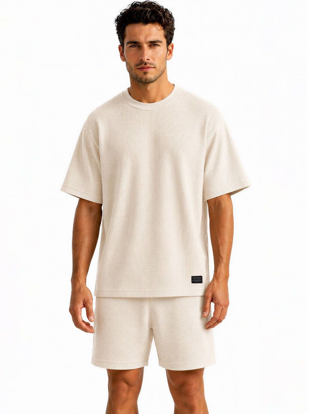 Status Quo Self Design T-shirt with Shorts