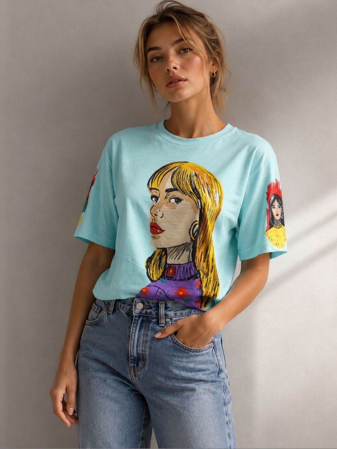 clobug Women Printed T-shirt