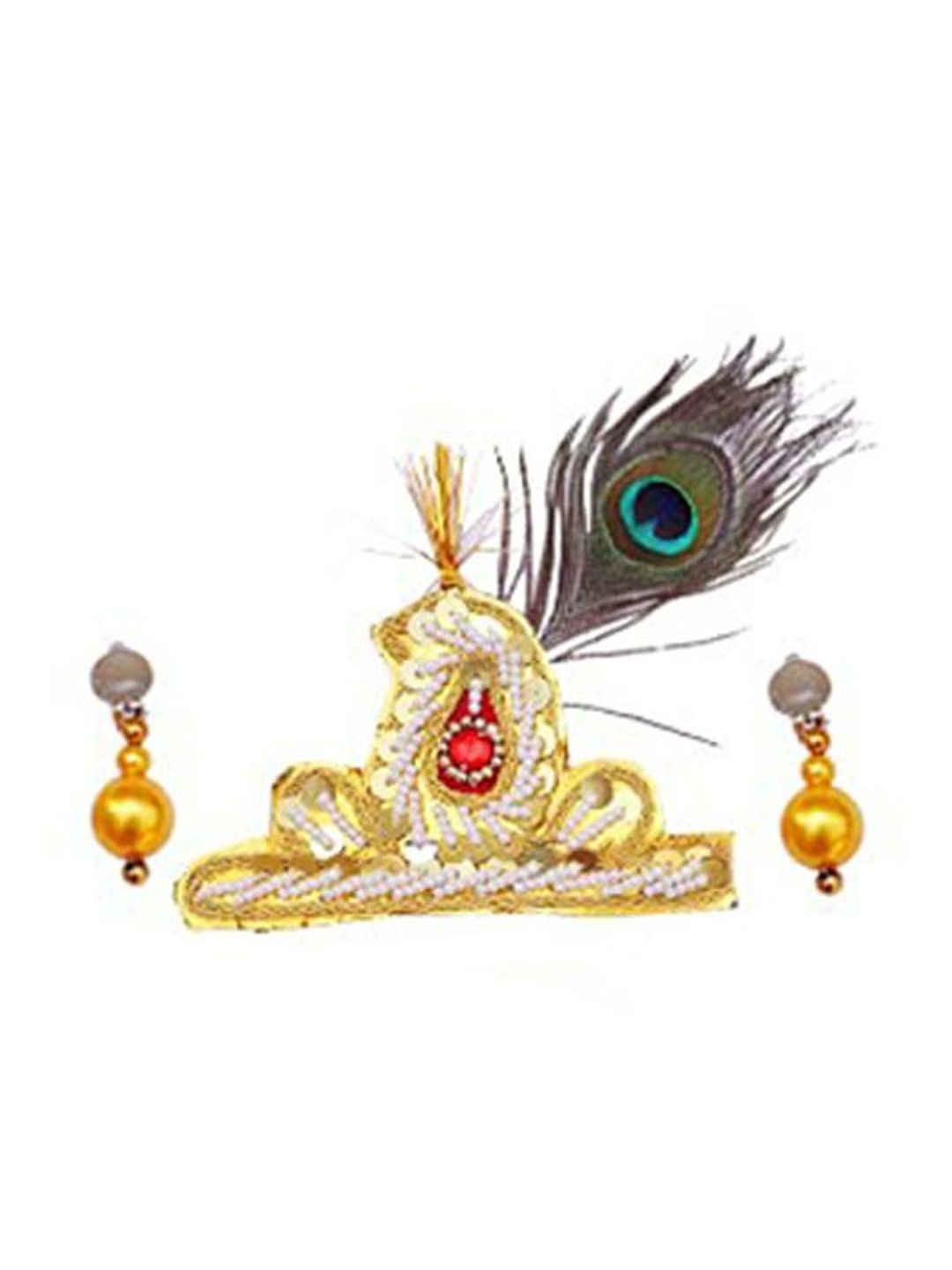 Kids Krishna Costume Dress With Accessories 5