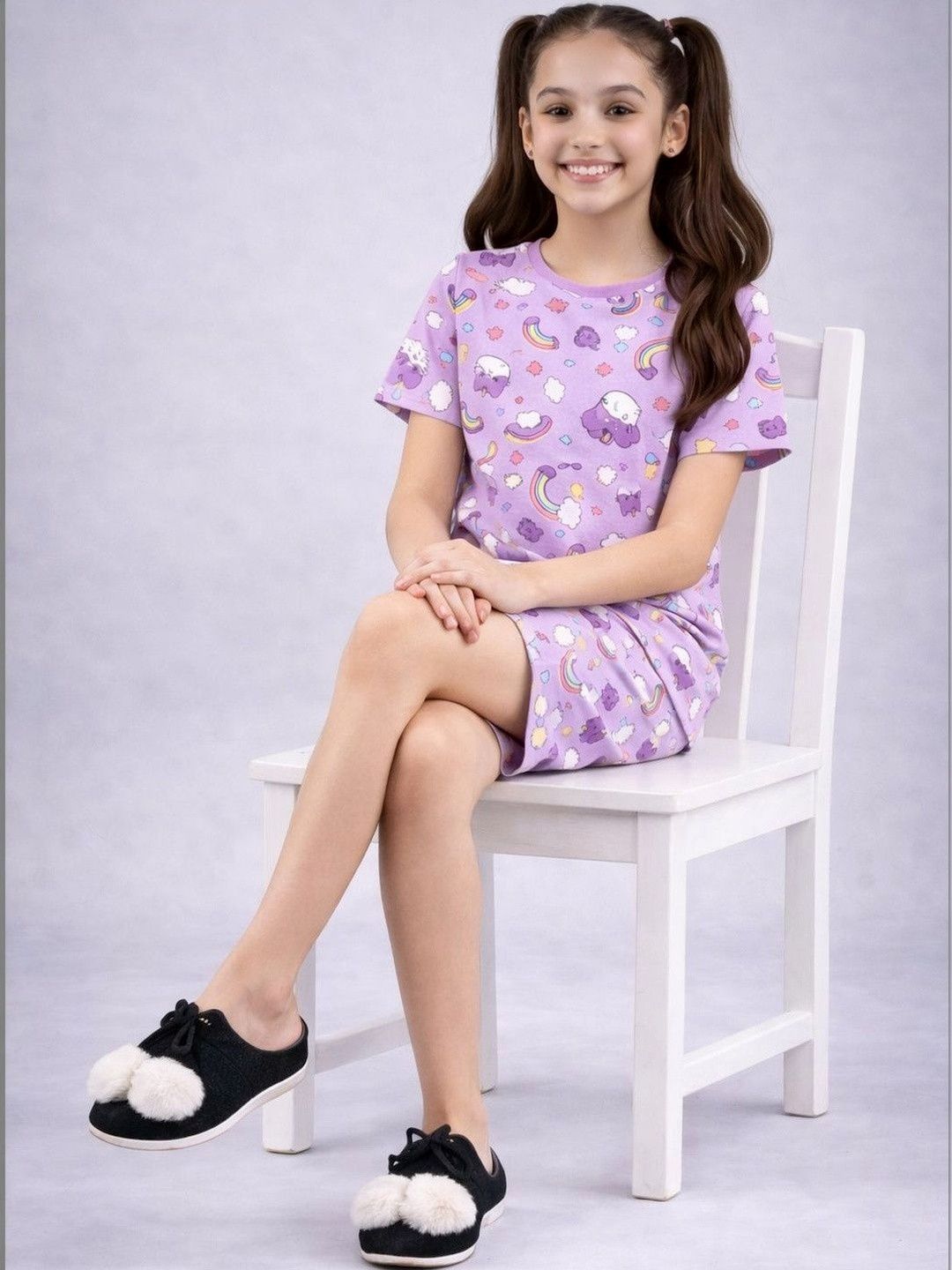 Girls Printed Nightdress 2