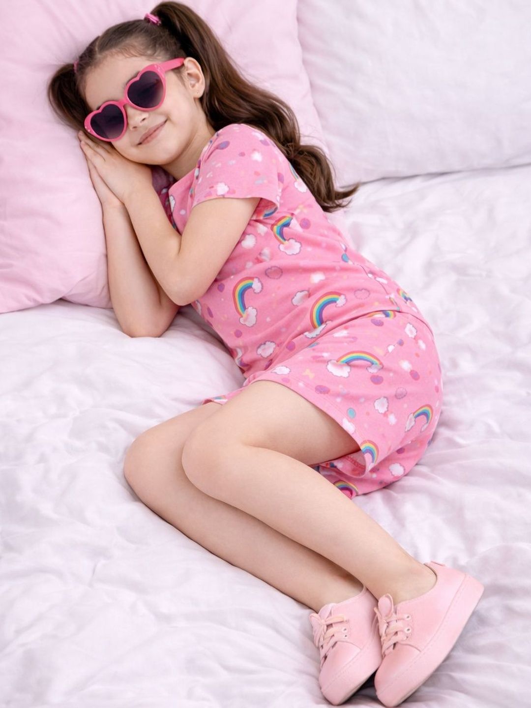 Girls Printed Nightdress 3