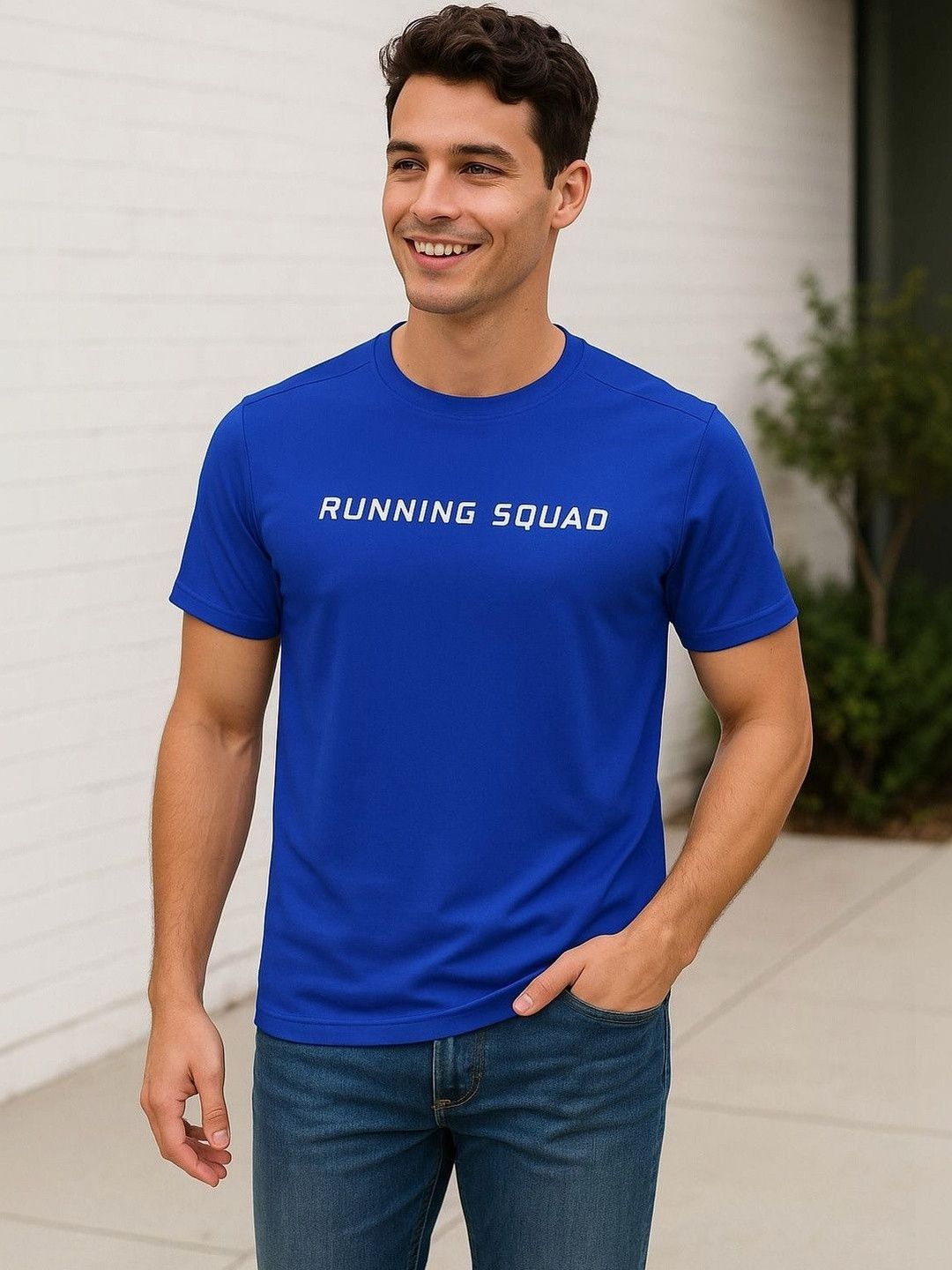Raves Men Printed Antimicrobial T-shirt