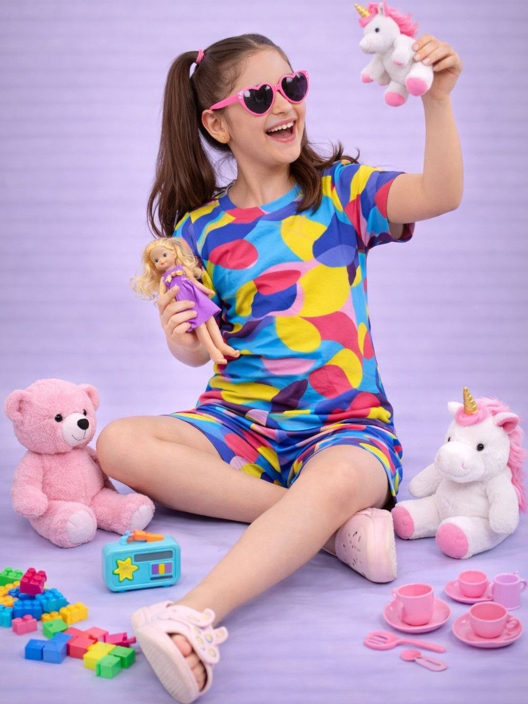 Girls Printed Nightdress 3