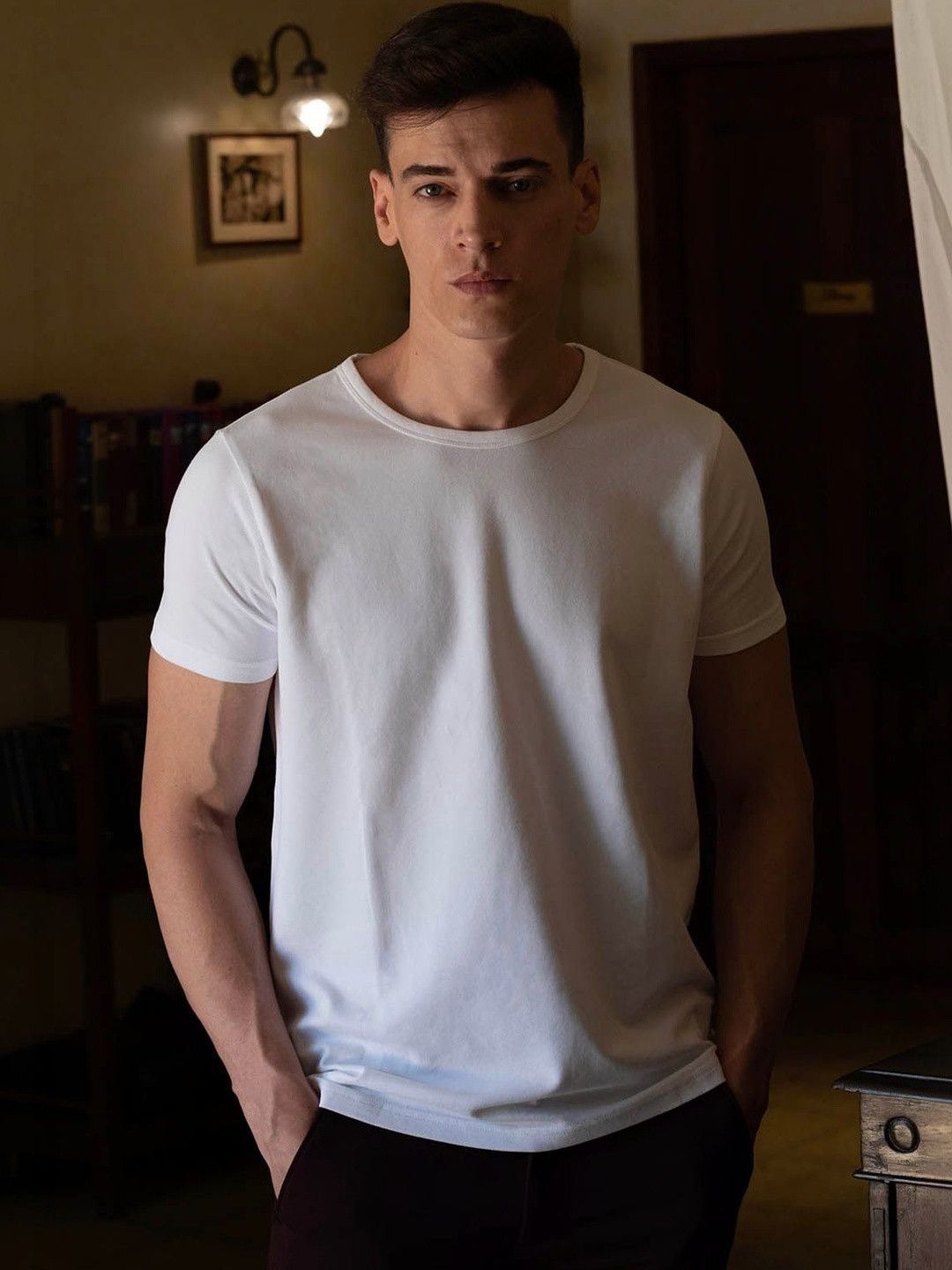 ARISTOBRAT Pique T-Shirt in White