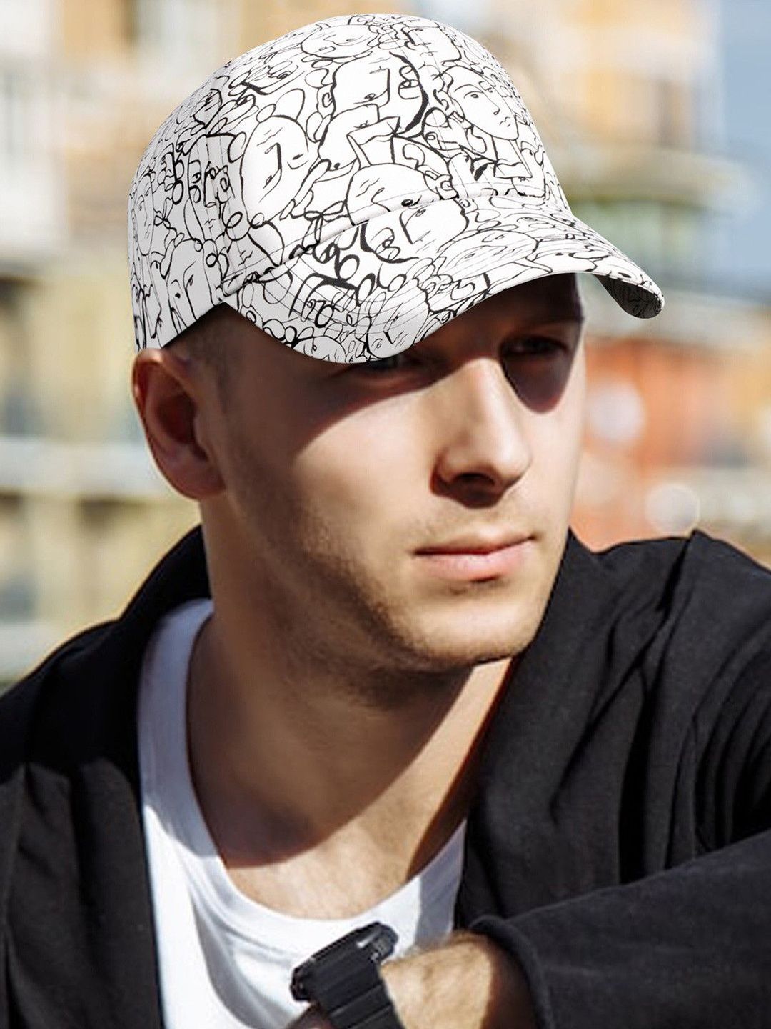 JENNA Men Printed Baseball Cap