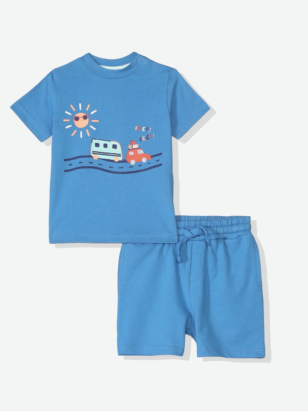mothercare Boys Pure Cotton Short Sleeve Clothing Set