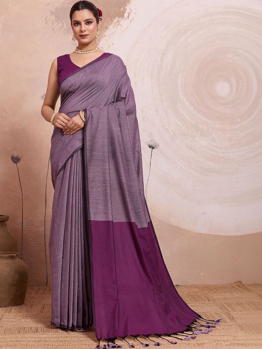 Sangria Woven Design Handloom Saree