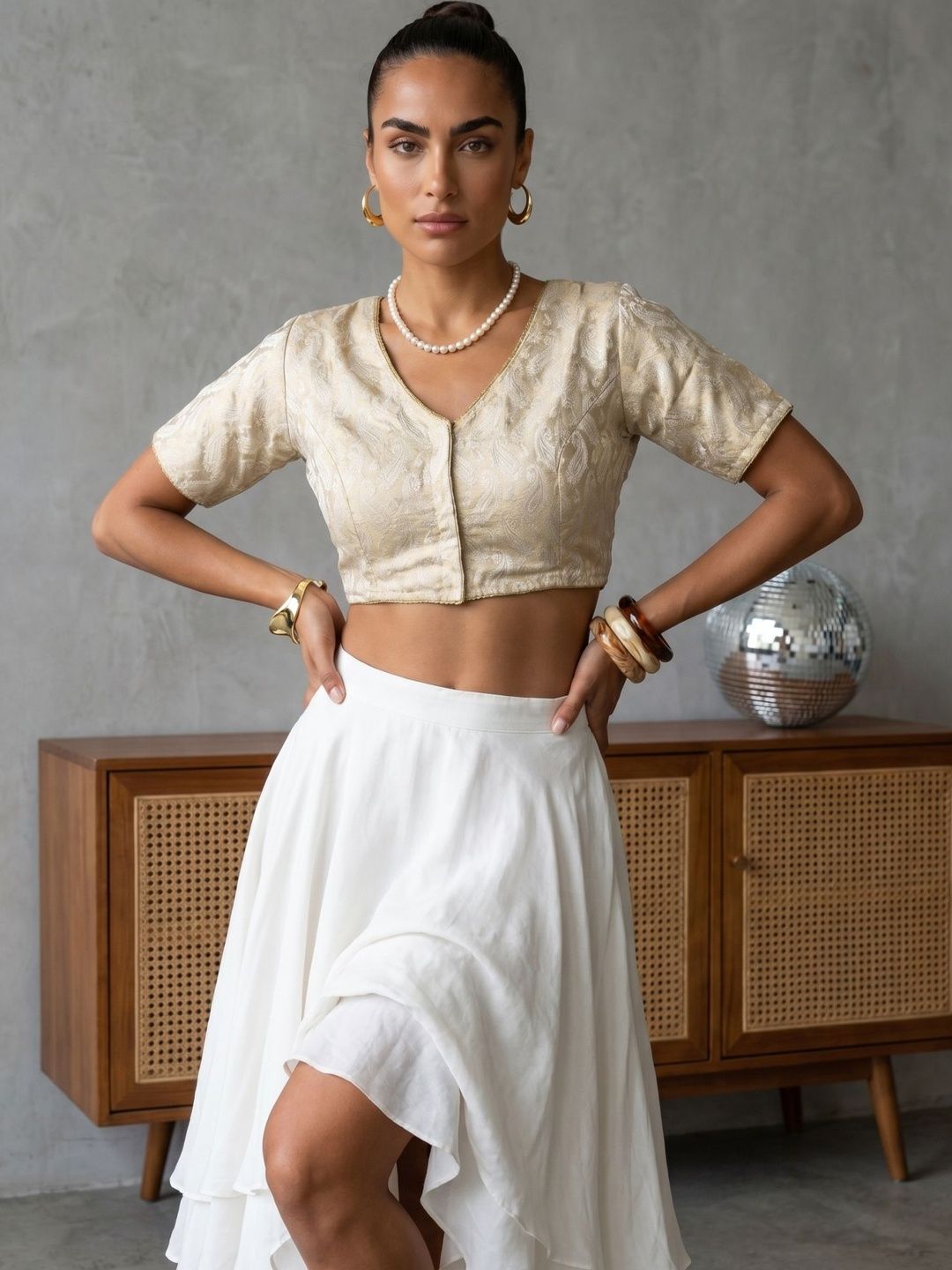 Aanyor Embellished Saree Blouse