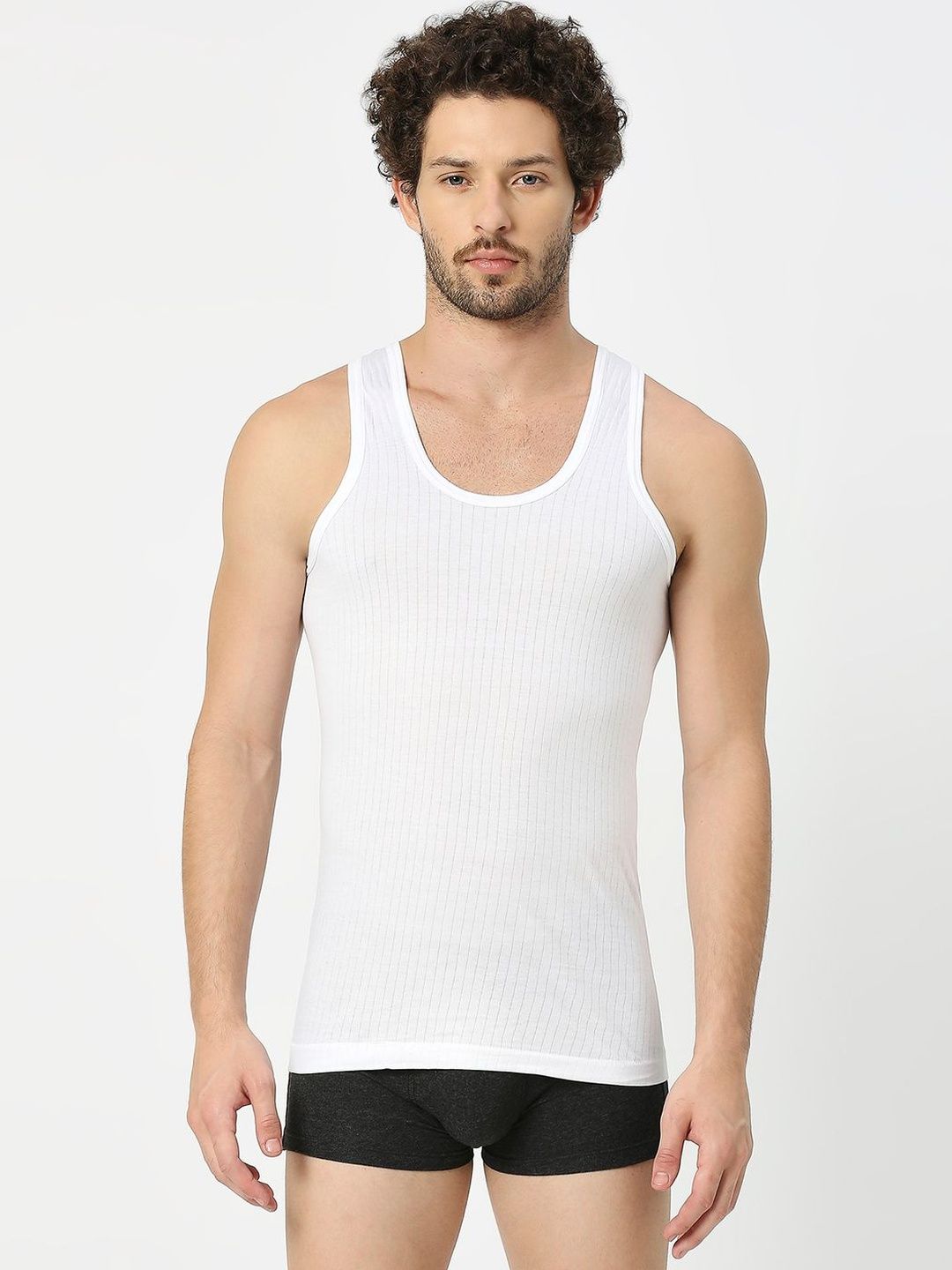 FRENCHIE Pack Of 2 Assorted Cotton Innerwear Vests-FRELT_New_P2_110