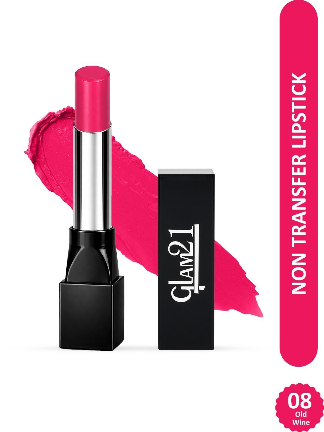 GLAM21 Ultra Velvet Non Transfer Lipstick - Red Wine - 2.5 g