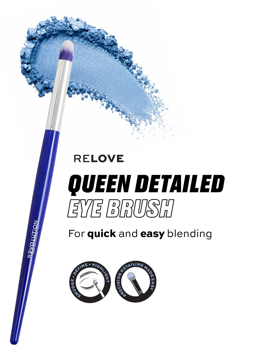 Makeup Revolution London Brush Queen Detailed Eye Brush