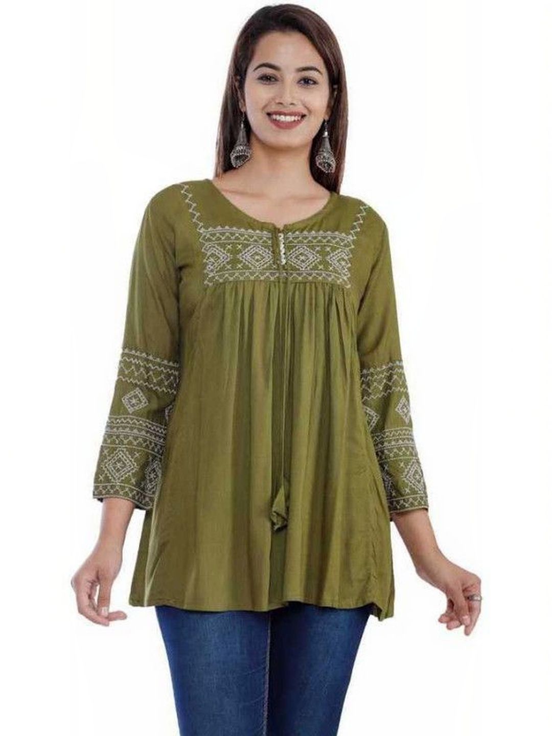 Yashwani Fashion Embroidered Ethnic Top