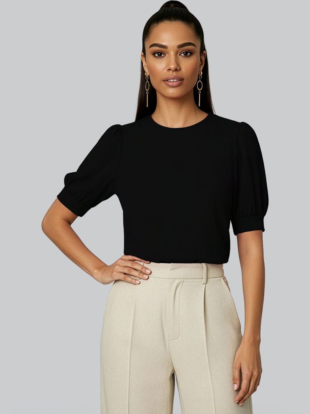 Maheshvi Puff Sleeve Top