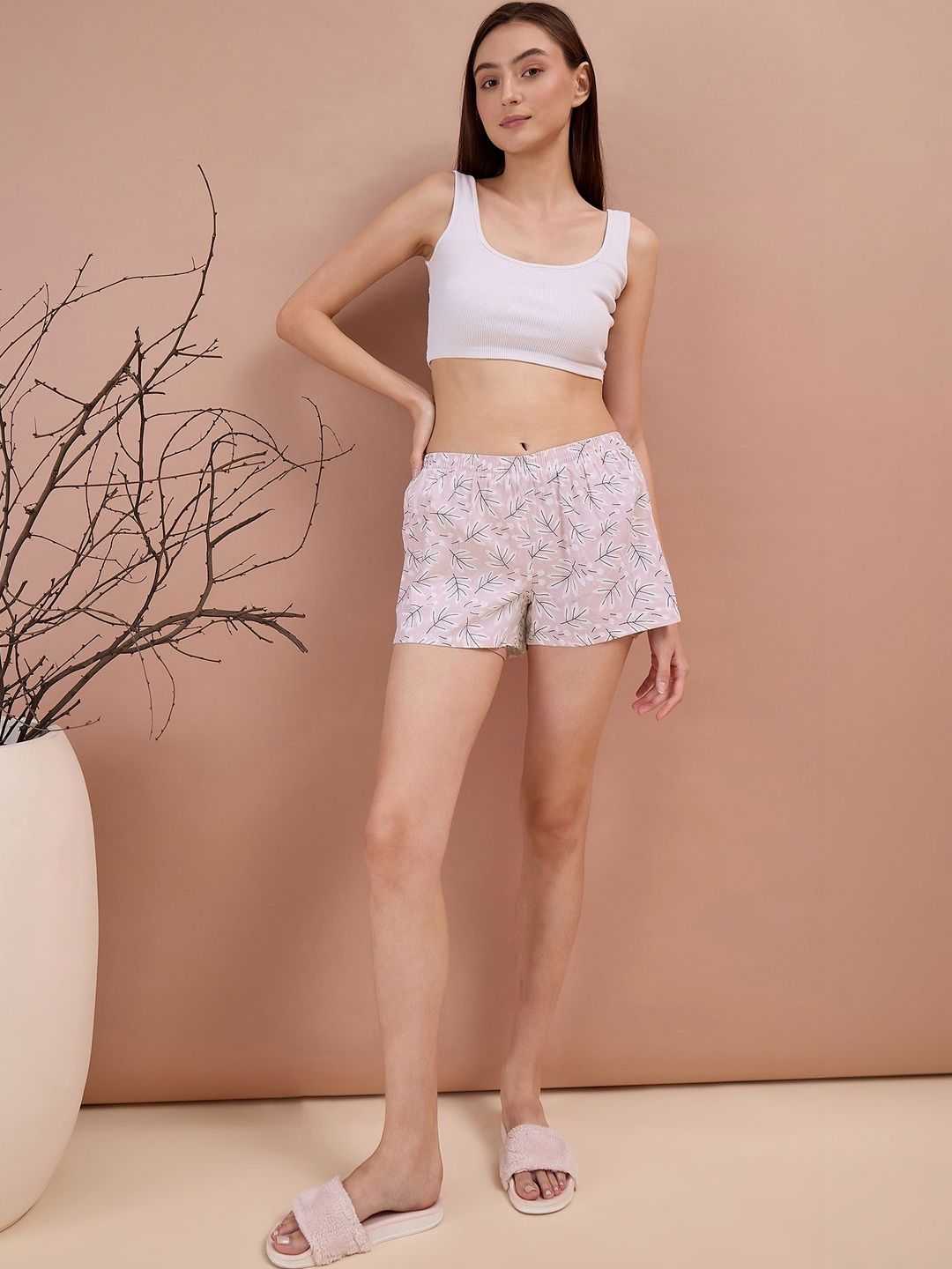 ETC Women Printed Lounge Shorts