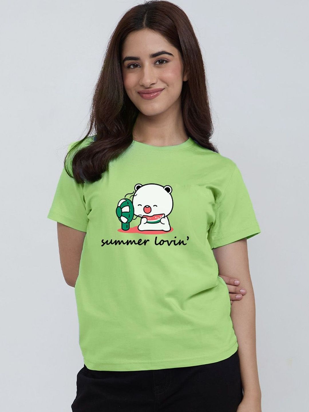 DKY Women Printed T-shirt