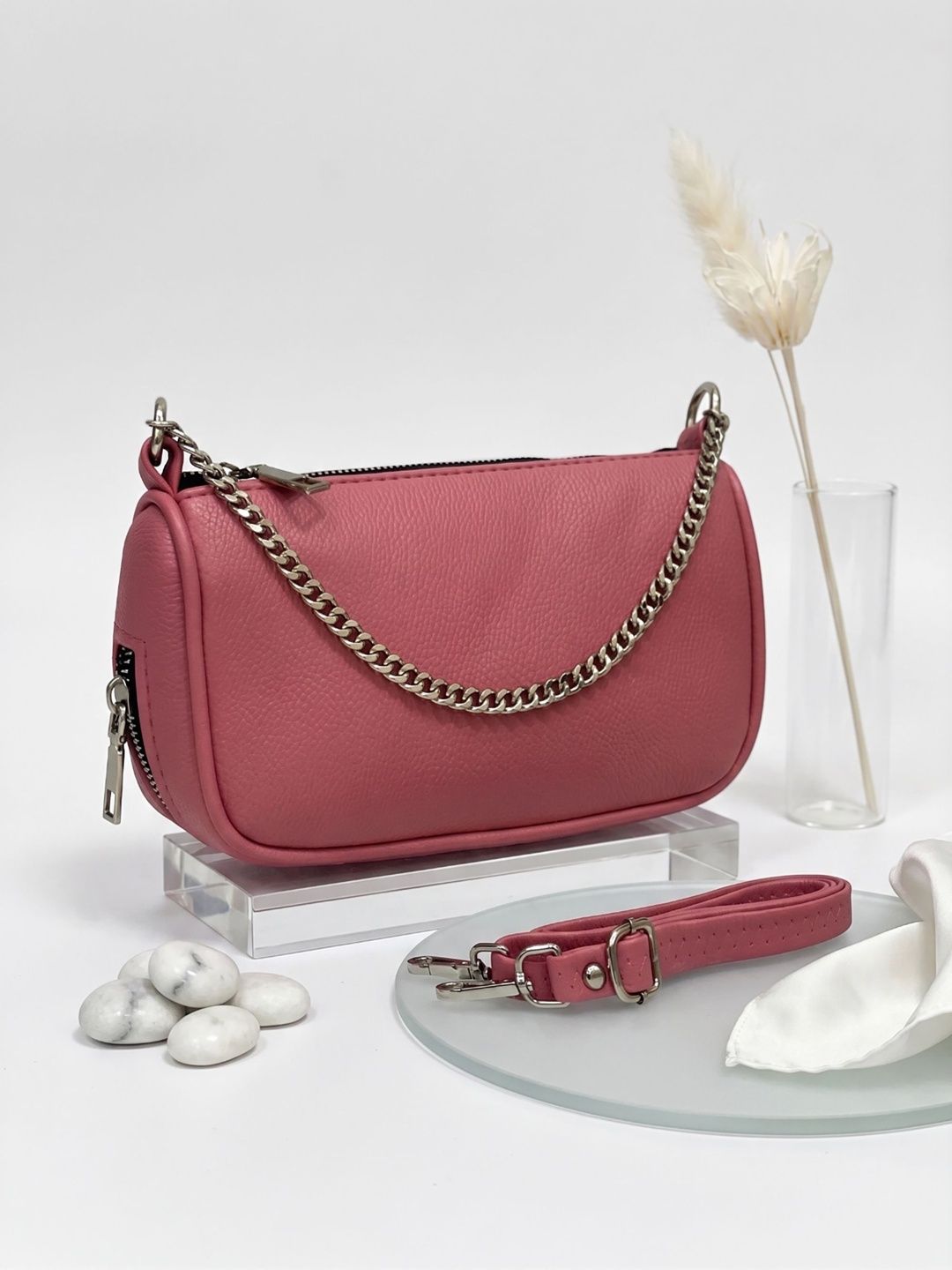 HERE&NOW Textured PU Sling Bag