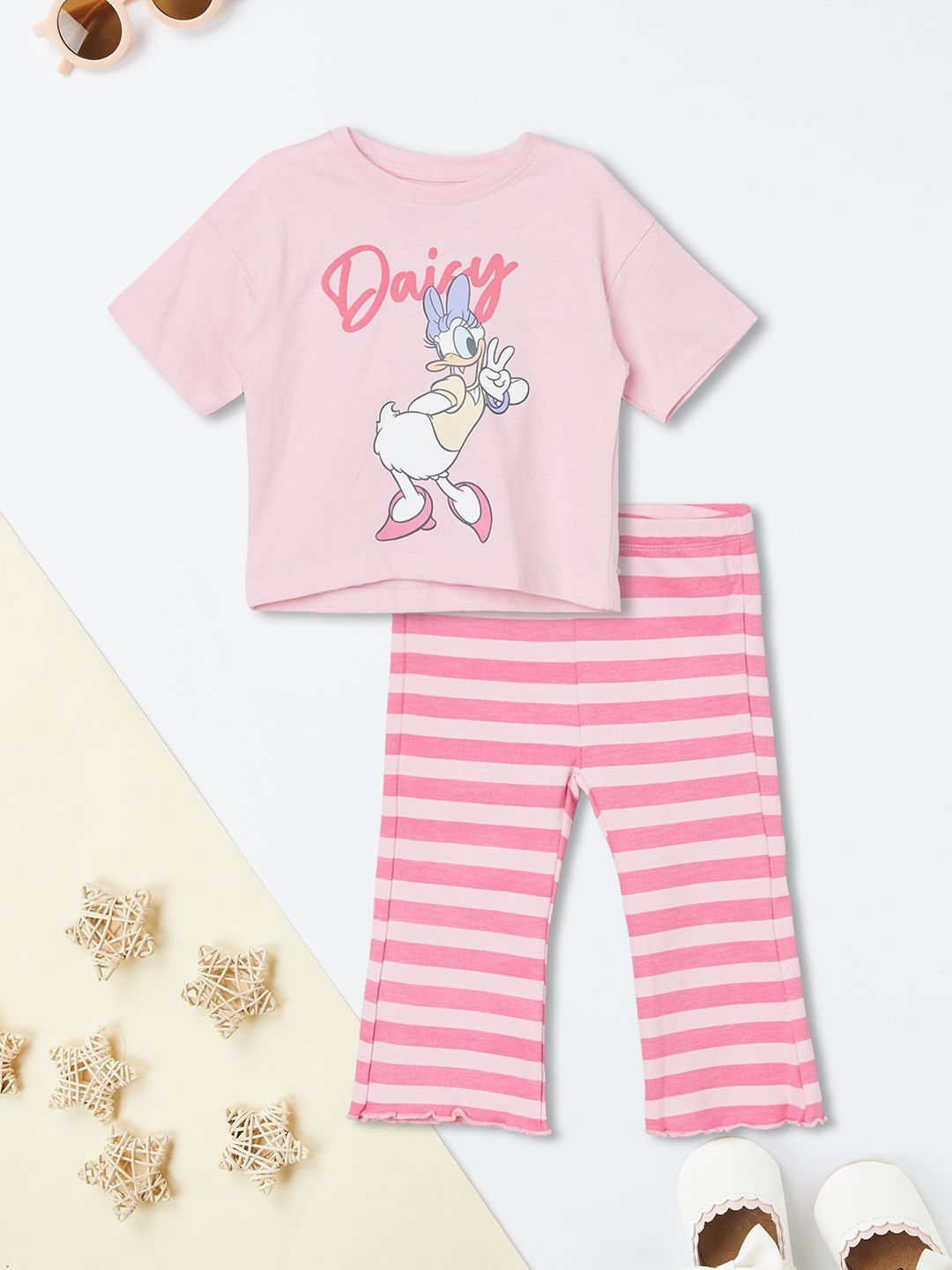 Buy Max Girls Daisy Duck Flared Leggings Set -  - Apparel for Girls