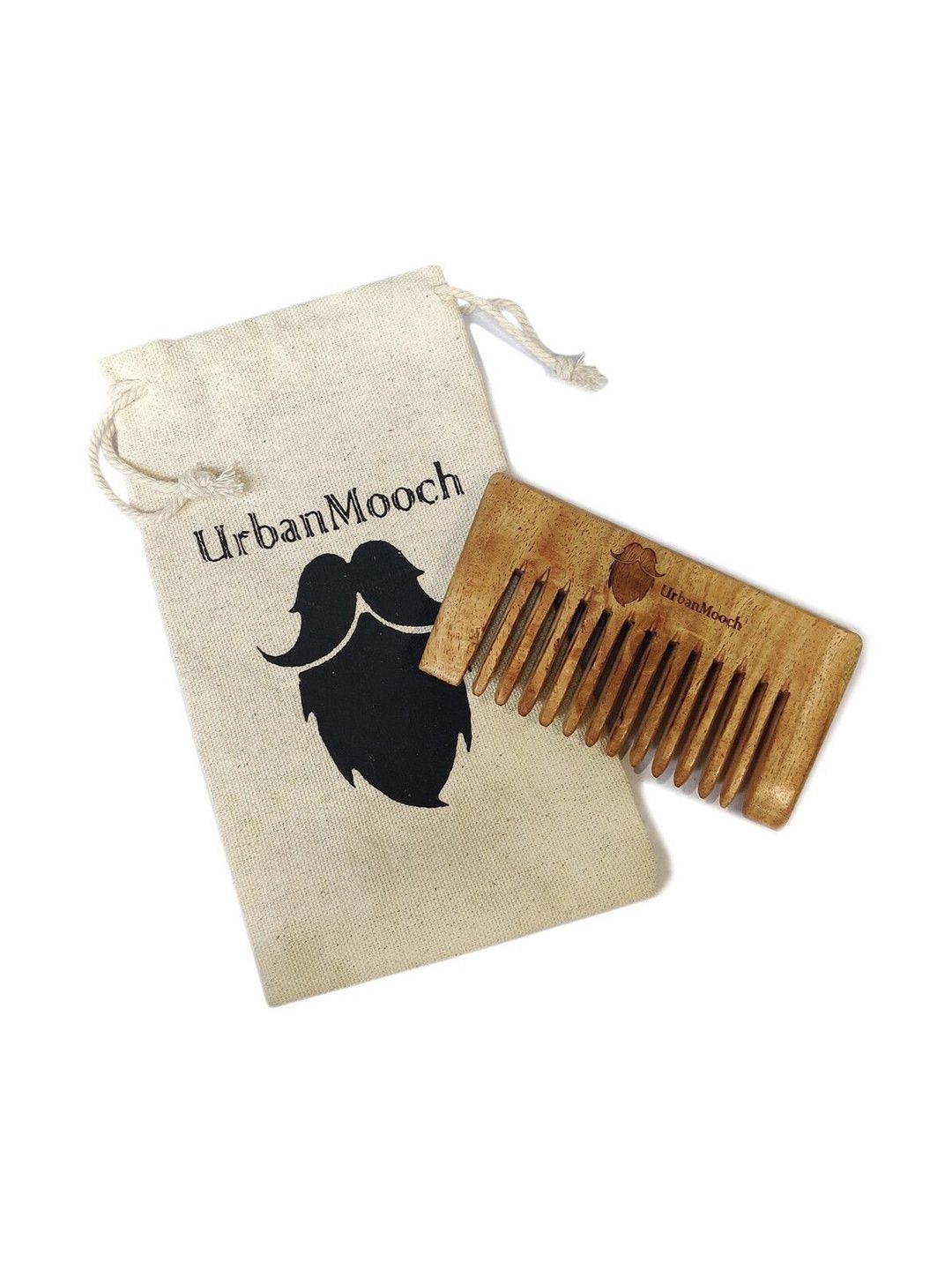 UrbanMooch Brown Wooden Comb