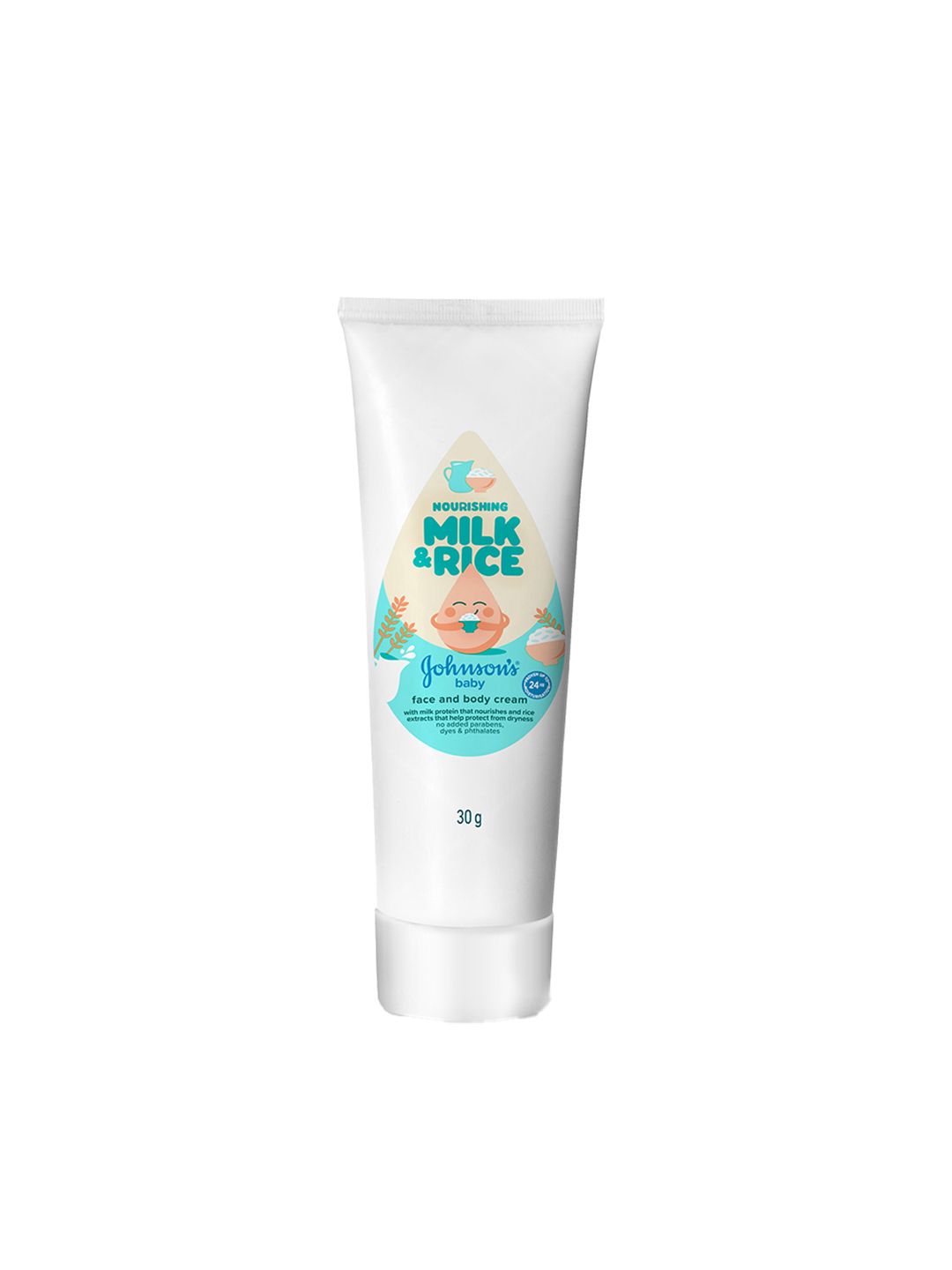 Johnson's Baby Nourishing Milk & Rice Face & Body Cream - 30g