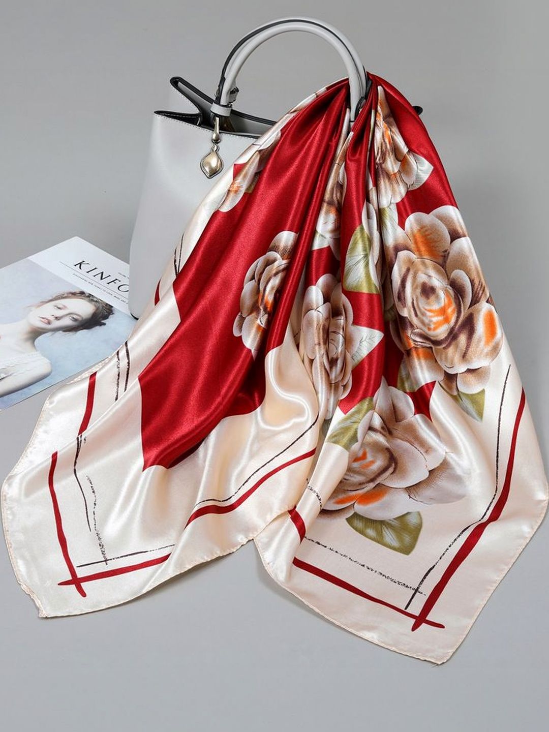 QUECY Women Printed Scarf
