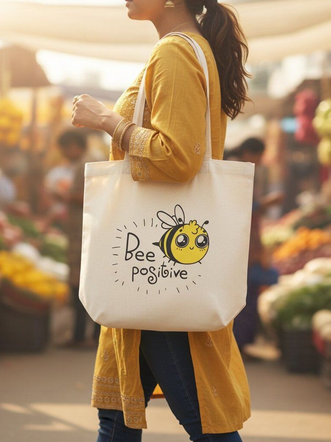 ECOEK Printed Tote Bag