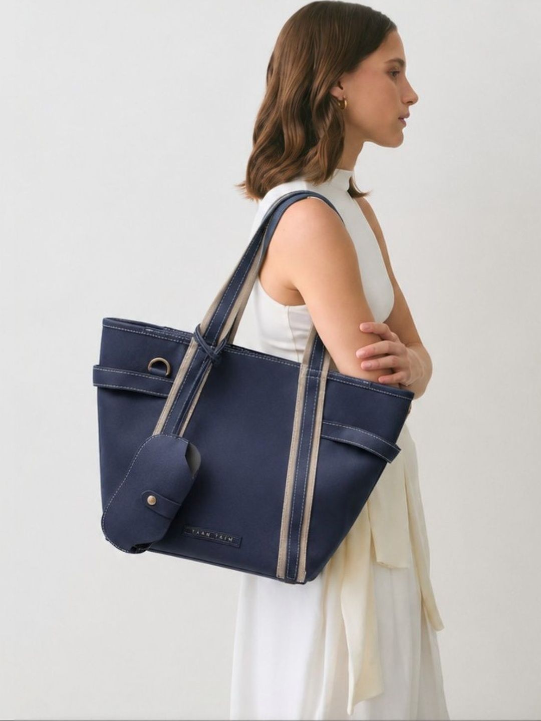 Buy TANN TRIM  Magnetic   Work Tote For Women  Fits Upto 16