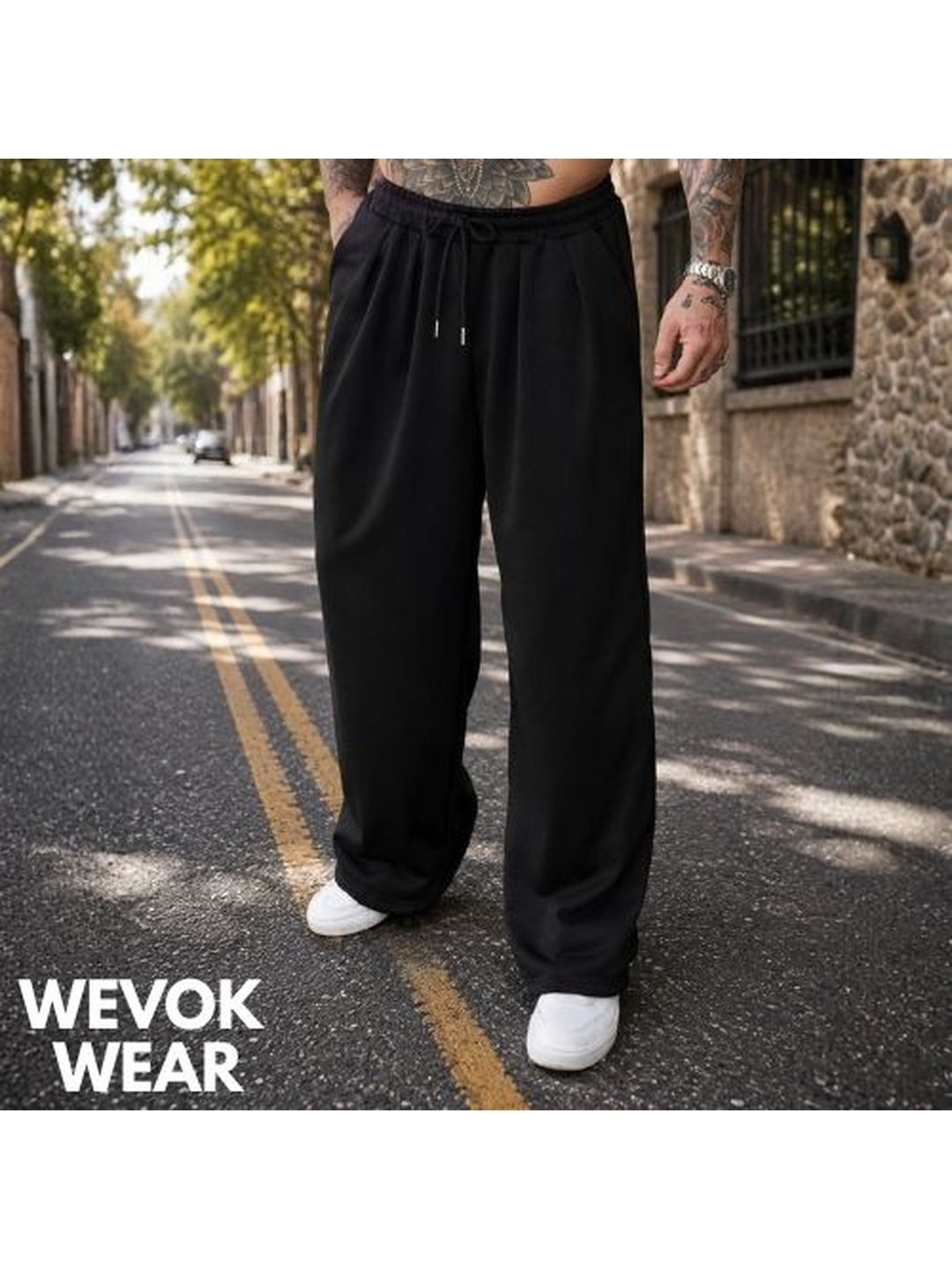 WEVOK WEAR Men Relaxed Fit Track Pants