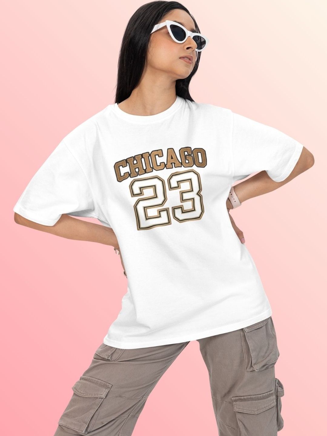 Reifica Women Typography Printed Pure Cotton Bio Finish T-shirt