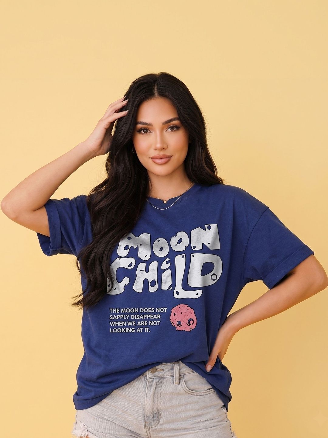Roadster Women Printed Drop-Shoulder Sleeves T-shirt