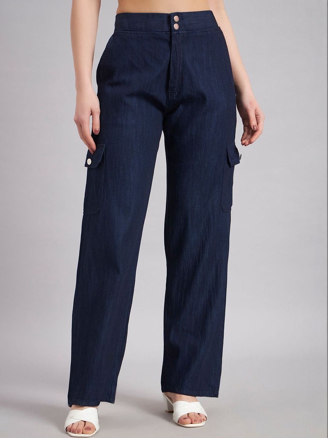 Mast & Harbour Women Smart Cargos Trousers