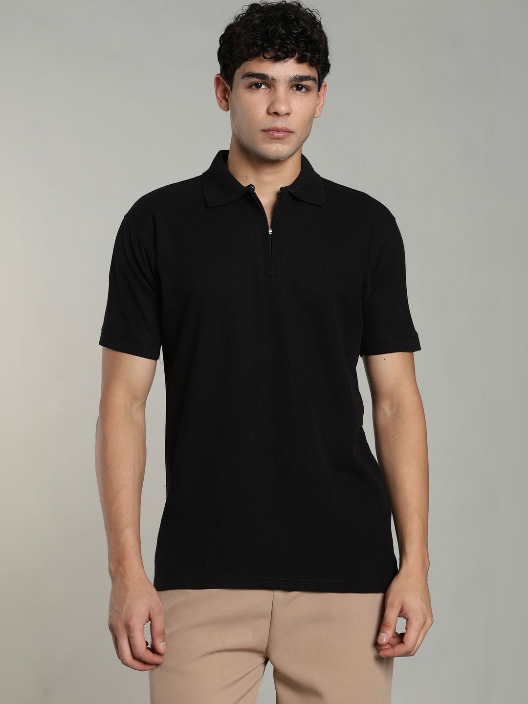 7TH LEGION Men Polo Collar Bamboo T-shirt