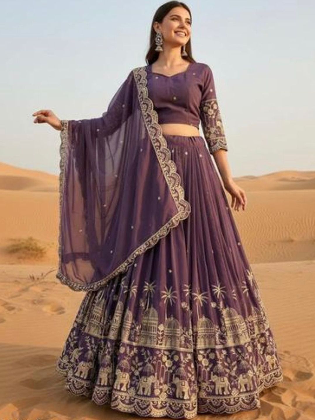 Ready to Wear Lehenga & Blouse With Dupatta 5
