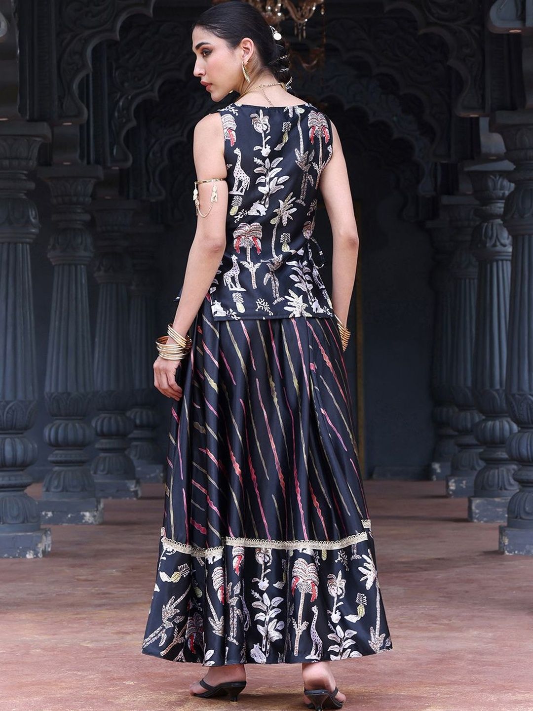 Printed Ready to Wear Lehenga & 5