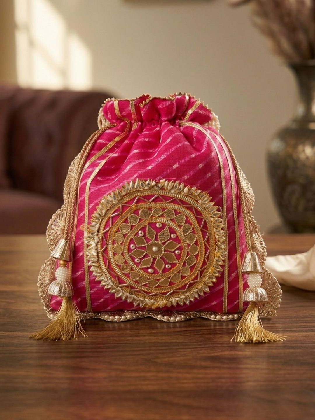 BYRA Printed Potli Clutch