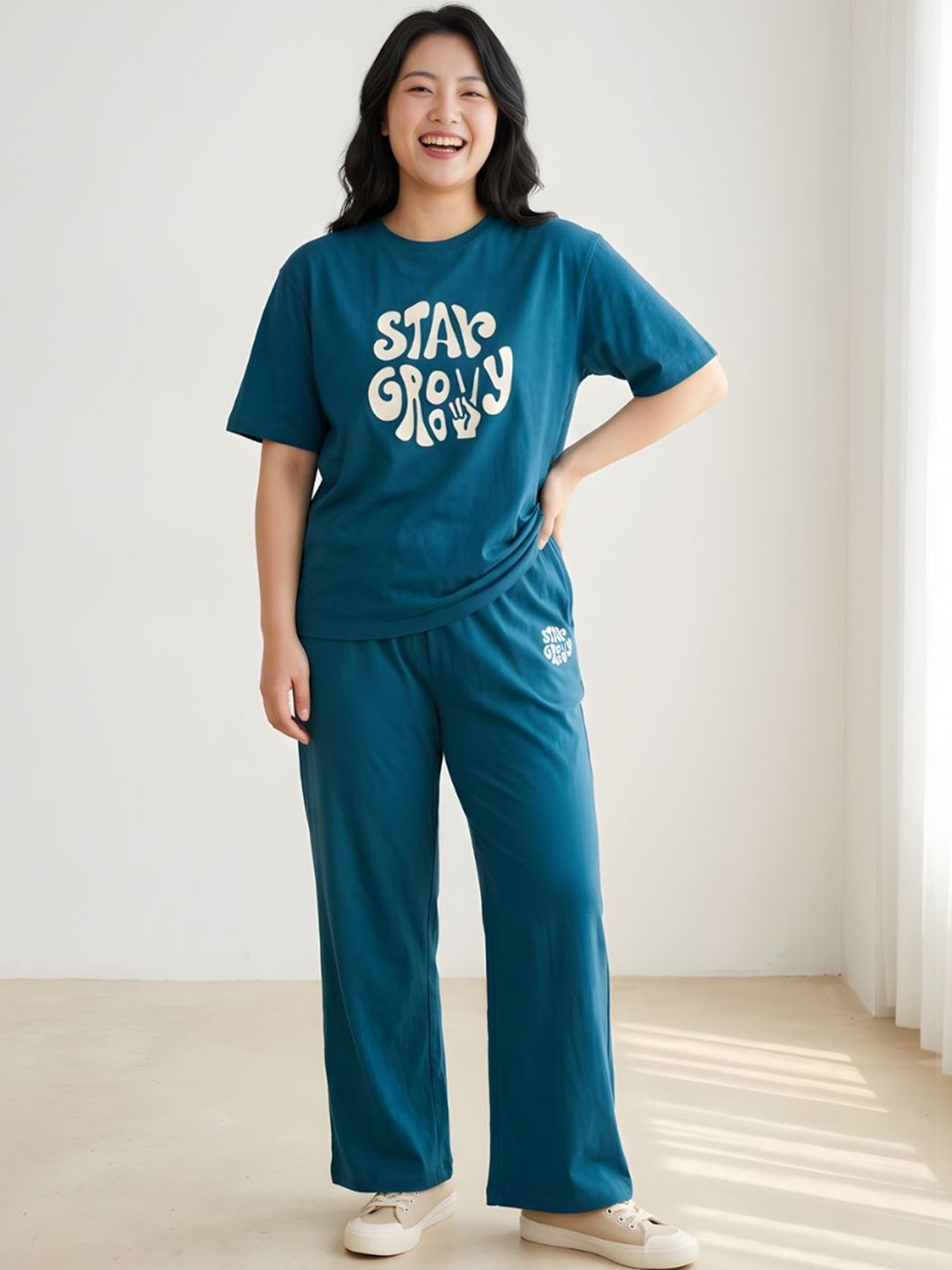 Stem Rope Women Printed Co-Ord Set