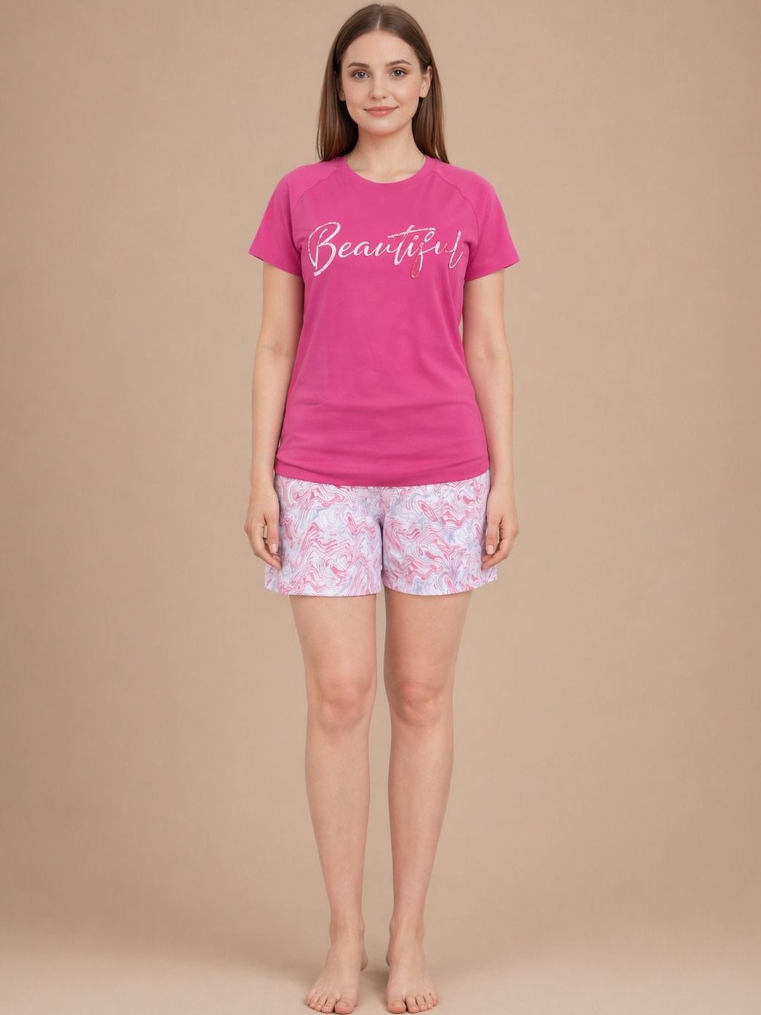 MAYSIXTY Women Printed Night suit