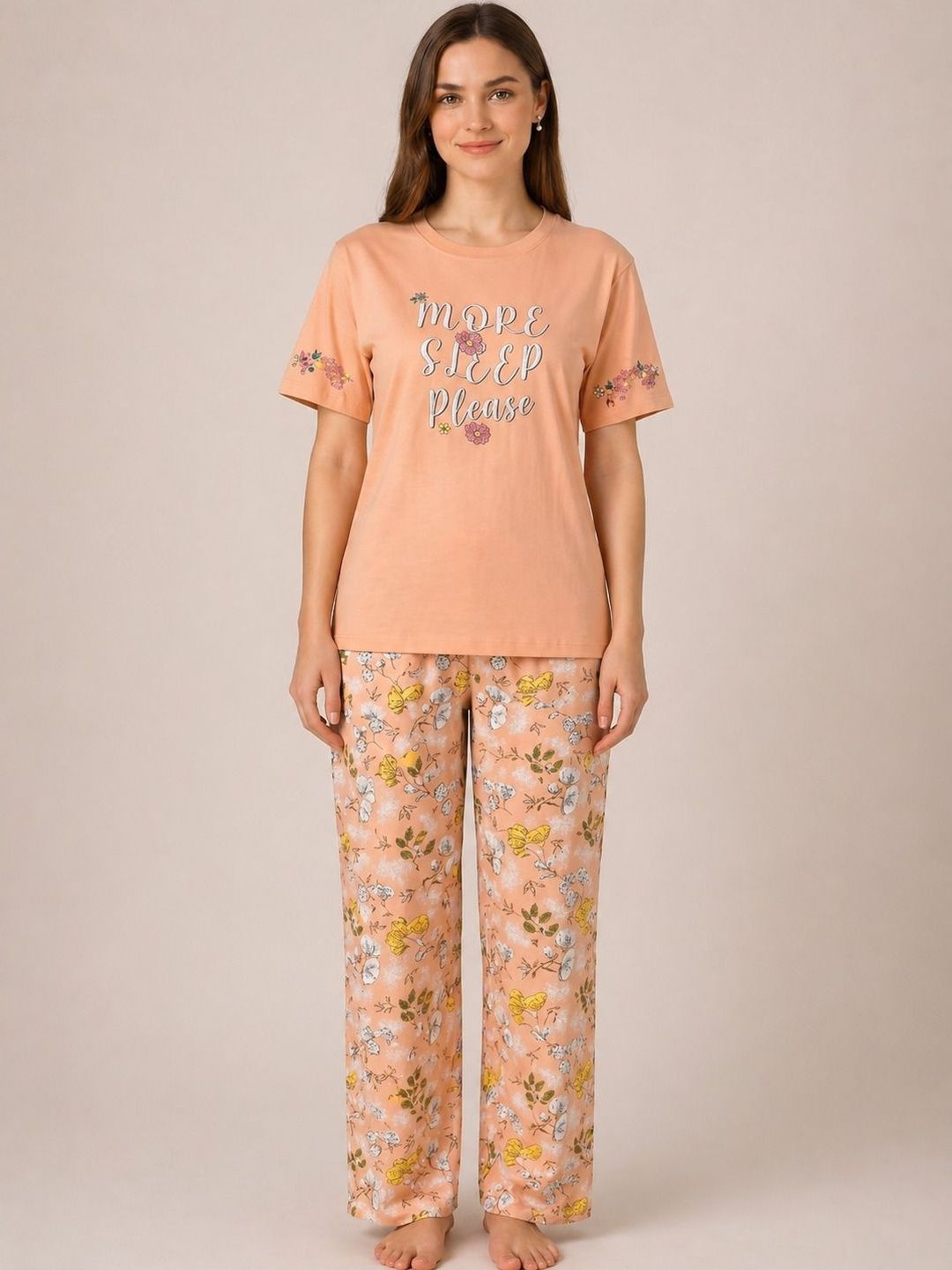 MAYSIXTY Women Printed Night suit