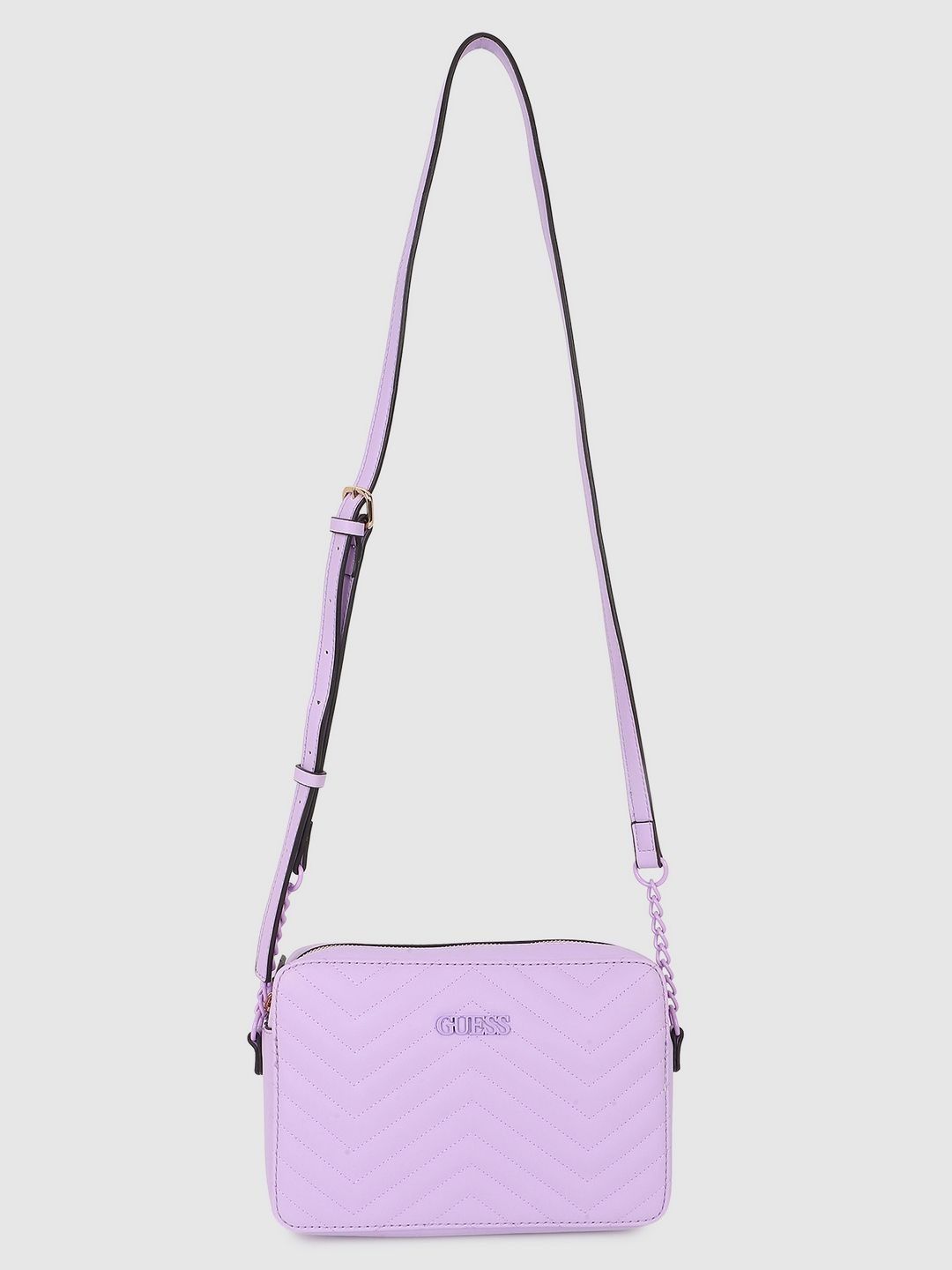 GUESS Textured PU Sling Bag