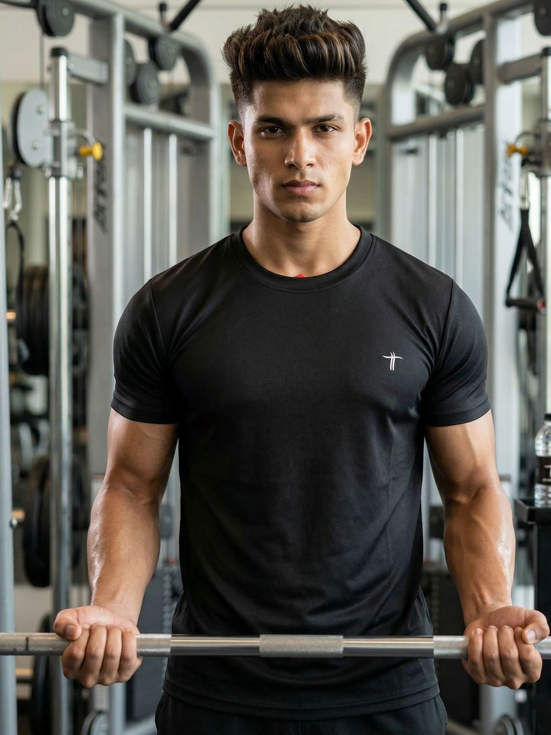 T.T. Men Brand Logo T-shirt