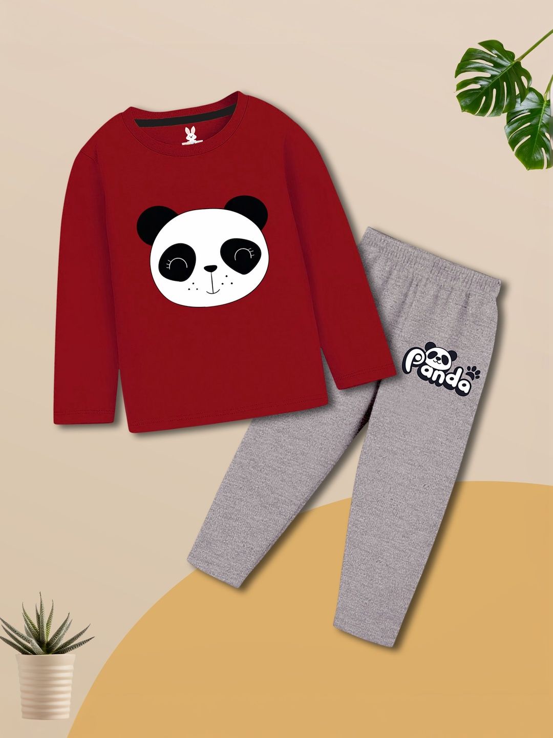 KIDSCRAFT Girls Printed Night suit