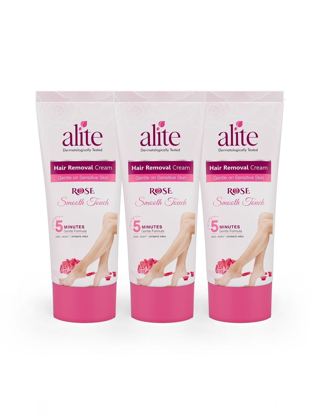 Alite Set Of 3 Hair Removal Cream for Women | For Legs, Arms, Intimate Areas - 30 g Each