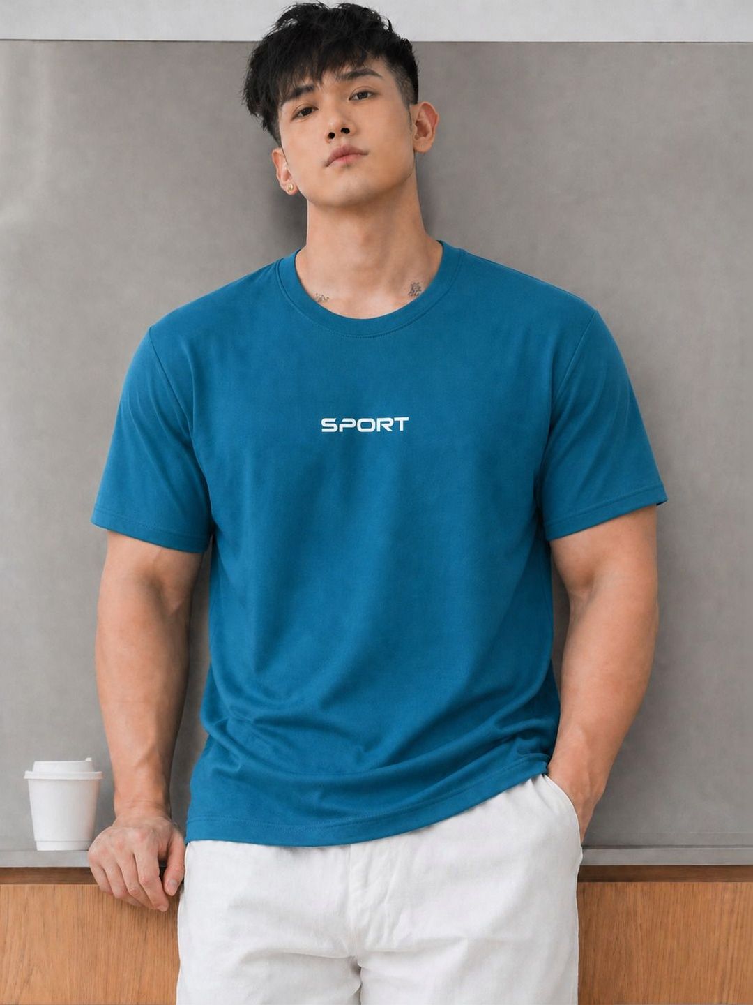 SCUBA Men Typography Printed T-shirt
