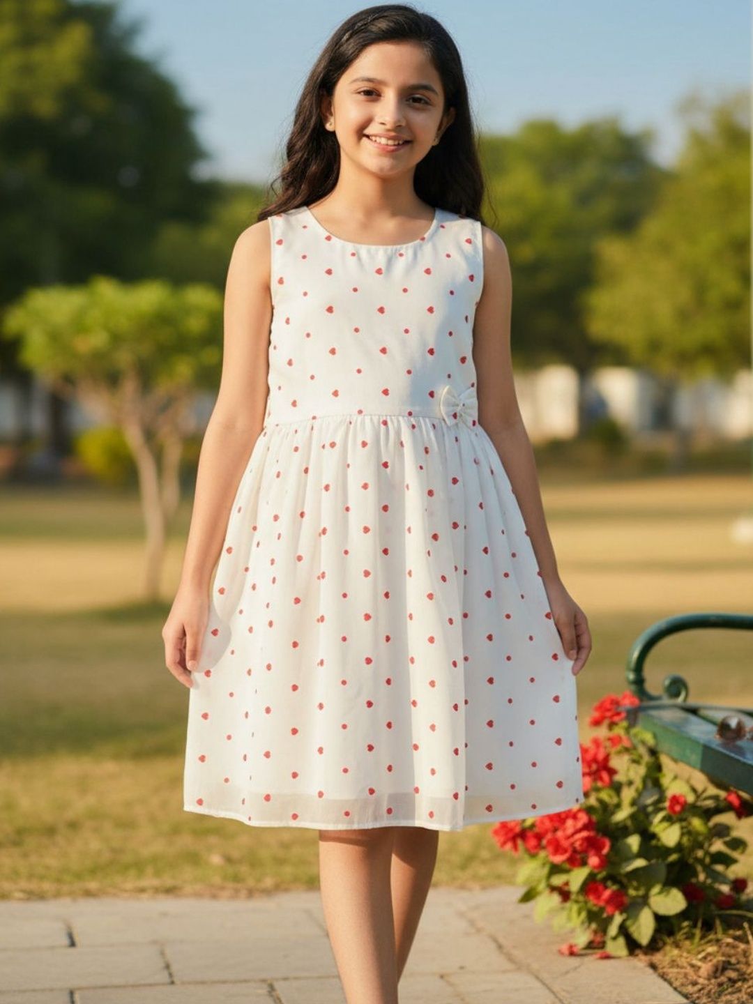 V-Mart Print Dress