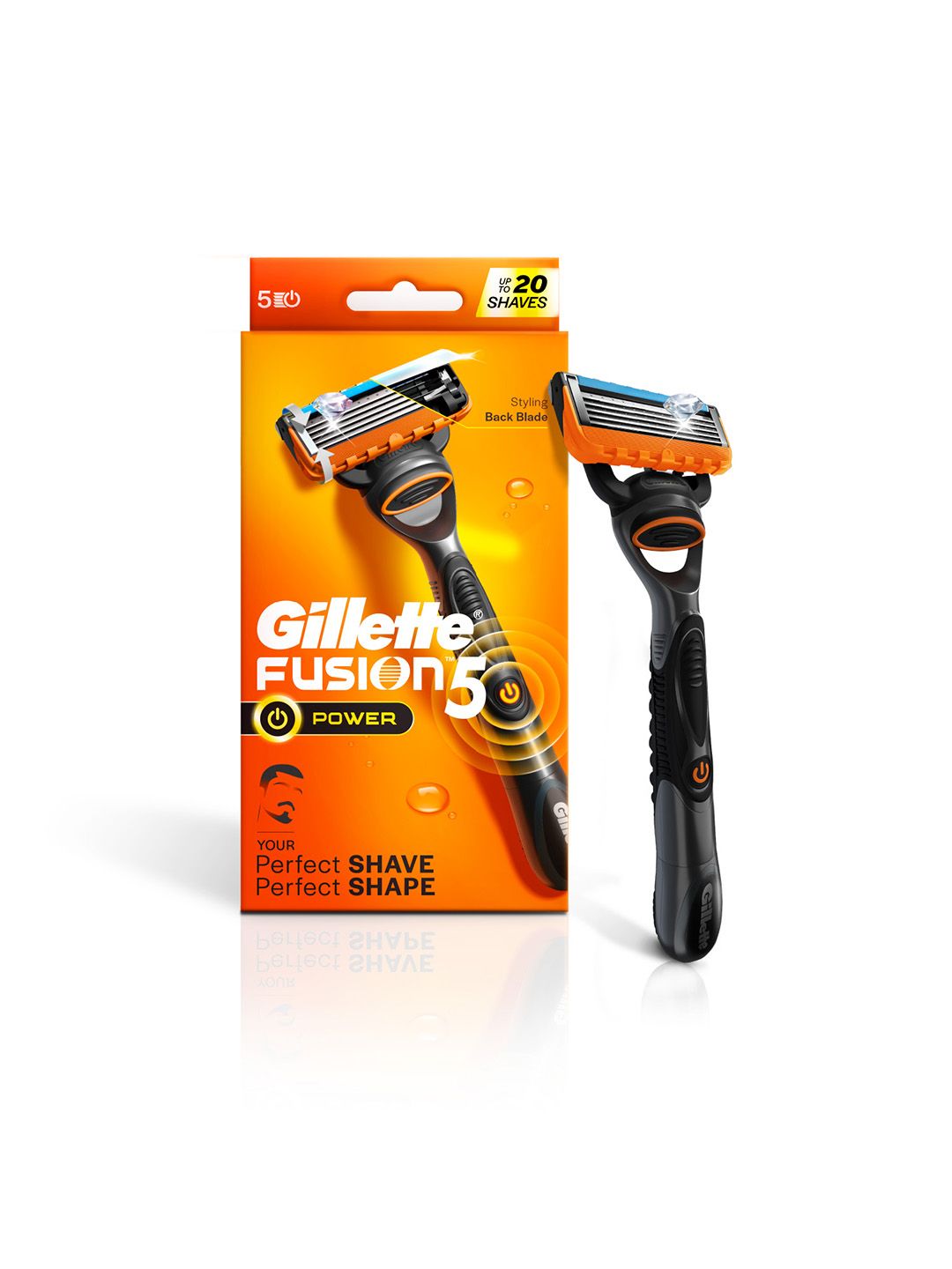 Buy Gillette Men Fusion Power Shaving Razor With Cartridge & Battery -  - Personal Care for Men